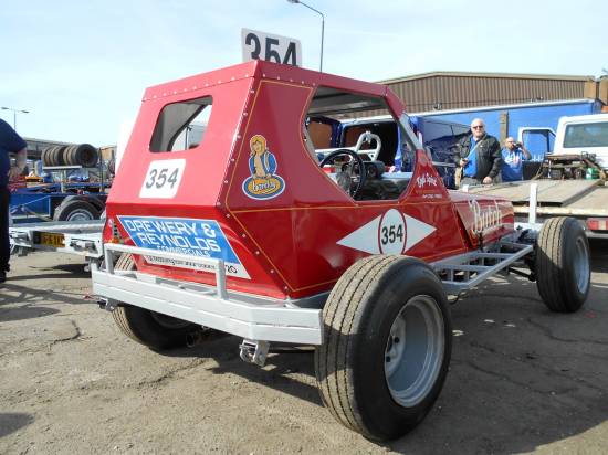 Roger Nicholls' car has the FWJ 515 hearse look about it. 
