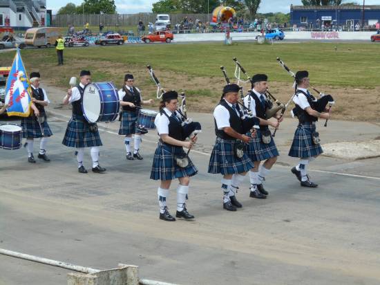 The Newton Aycliffe Piper's led the grand parade.
