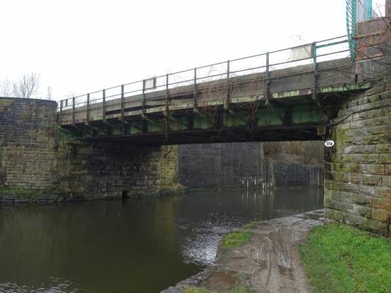This bridge carried the road to the Holland Bank Chemical Works
