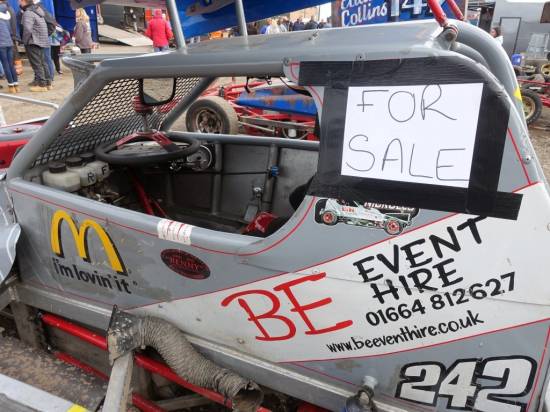 A race winner 'For Sale'

