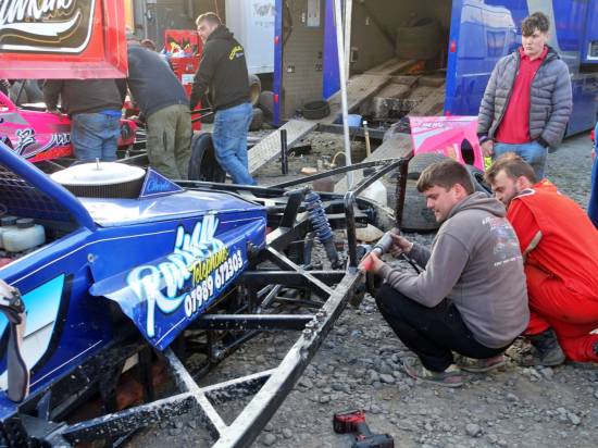 175 - Terry and Karl work on fixing the damage caused by a payback hit from 543
