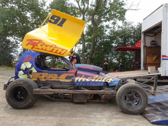 Welcome to Euro weekend - Tony Smith had a run out in Heat 1 on Saturday
