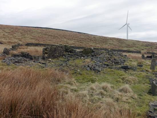 Welcome to the moors above the Cheesden valley. Here we have the remains of an infectious diseases hospital.
