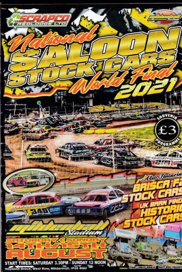 Welcome to the 2021 Saloon Stock Car WF w/end
