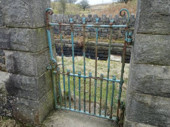 An old gate from a later Victorian era
