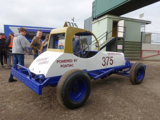 The George Ansell 375 replica was brought along
