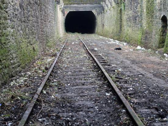 The exit of the main tunnel near Moor Lane 
