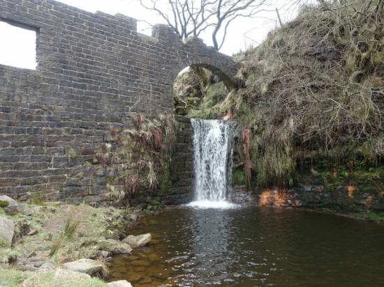 The brook was routed directly through the mill buildings
