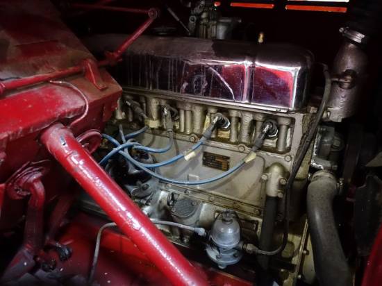 Bedford 6 cyl petrol engine giving 80bhp
