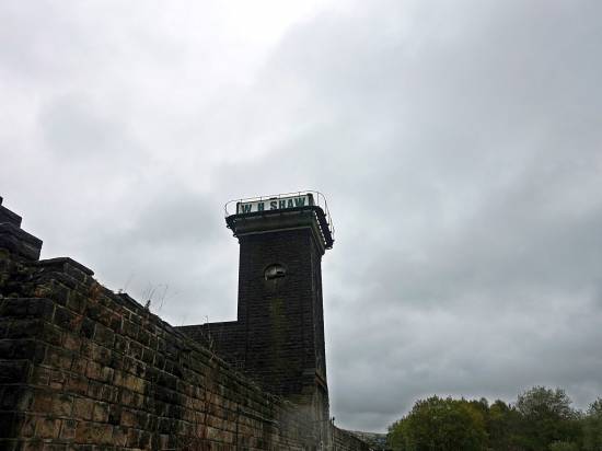 The water tower at W.H.Shaw's mill
