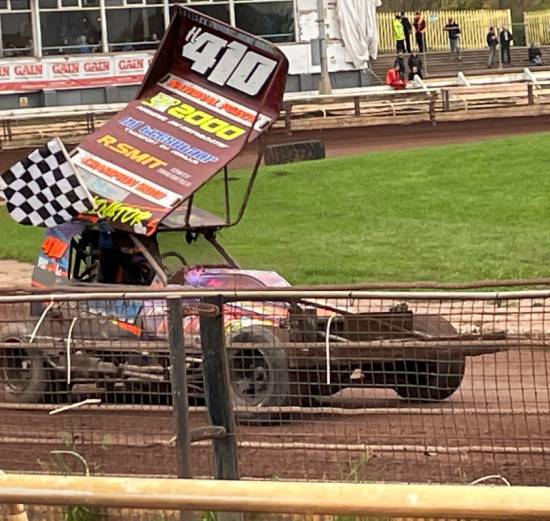 Jelle was rewarded with a fine win in Heat 2
