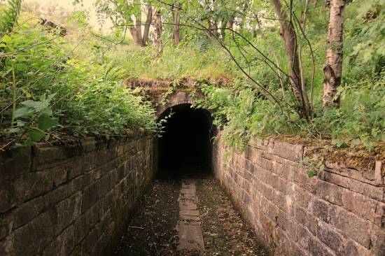 An even older tunnel from the late 1700's leads under the canal

