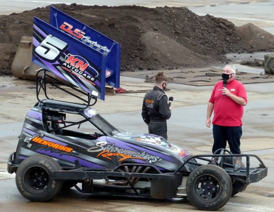 Charlie carried on his winning ways with victory in Heat 2
