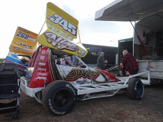Engine woes for Jake Harrhy
