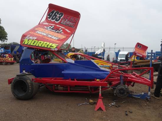 James Morris was not in his usual car today. The engine in his own didn't sound right at Mildenhall.
