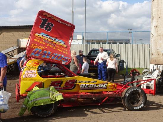Mat Newson salvaged 7th in the Semi-Final after an early spin in turn two
