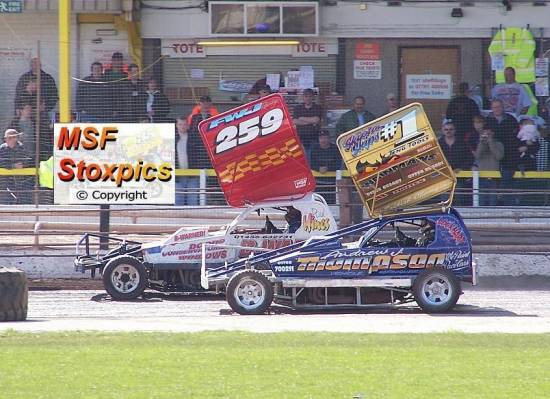 Fwj and Paul Hines on rolling lap
