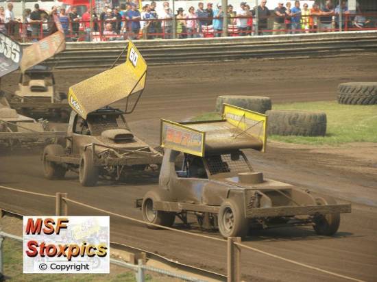 Dave Willis on his way to a win in the ex 308 car
