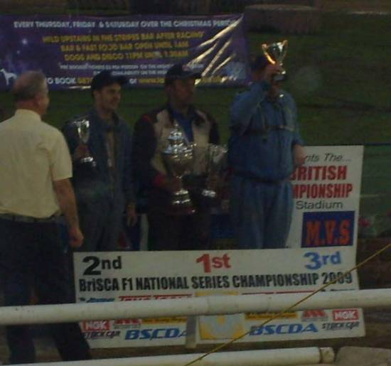 1st three in 2009 British Championship
