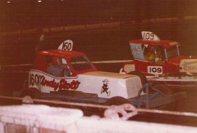 Belle Vue WF 1978
Yorkshire's Andy Stott and Phil Smith line up on the grid.
