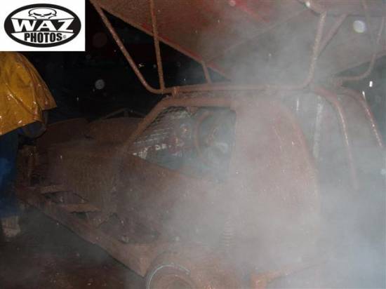Guess the Car?
A Dirty Hot Steamy F1 after the G.N, any idea's who?
