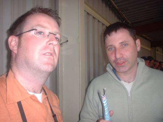 Talking stox
Me in glasses and mate Dave at 2005 Brit champ at Sheffield
