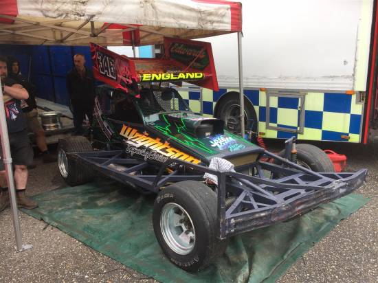 346 Ashley England - 3rd in one of the heats on Saturday night
