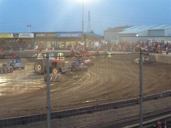 Complete restart in the final and mechanics etc try and get on to assist cars!
