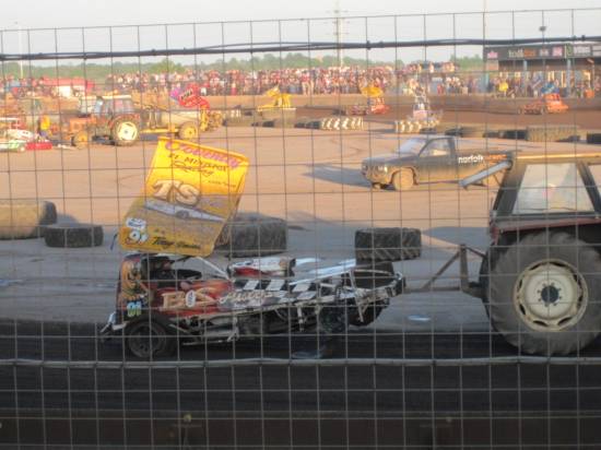 91, towed away from turn 1

