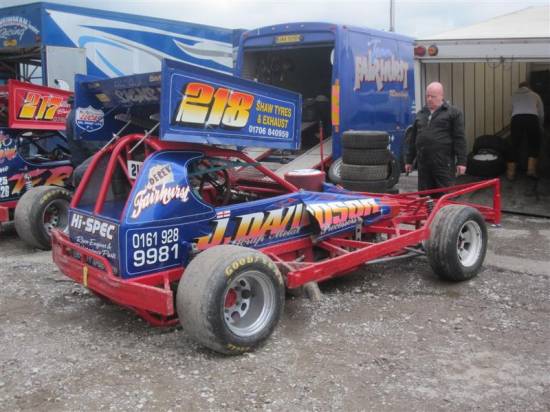 218, Derek used the ex Smith/Goodwin car
