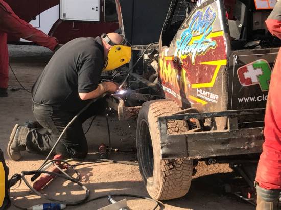 220, Dave Riley welding up the nerf

