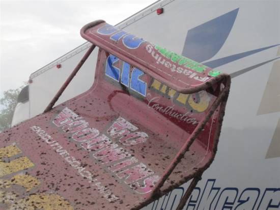Damage to 212 after he nearly lost the wing
