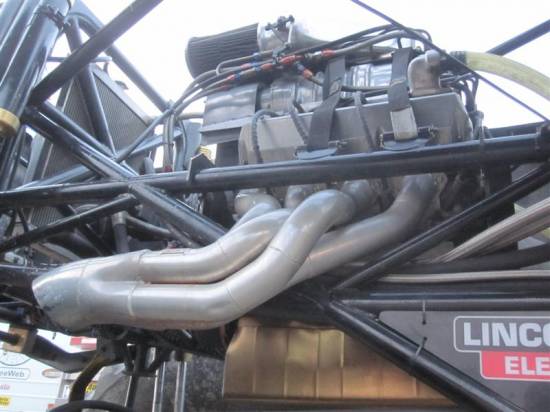 Now that's an engine - he said it can pull 1800bhp and 0-60mph in 6secs for a five ton vehicle!
