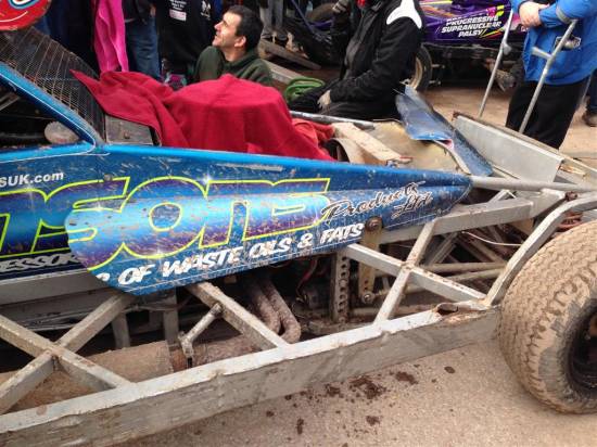 555, used the old 515 shale car after problems with his engine at KL
