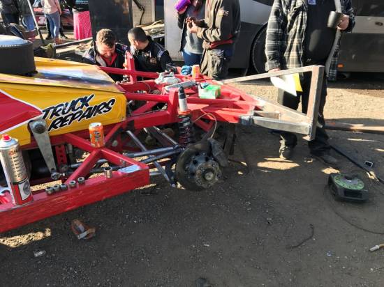 422, damage all but repaired after 197 stuck him in during last nights Birmingham GN

