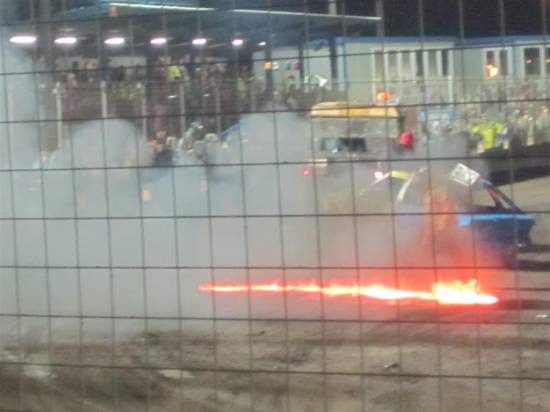 No not a Halloween stunt show, just KL burning some fuel.
