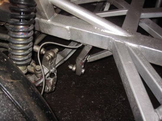 2, bent front axle and mount damage
