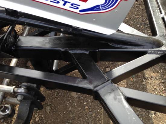 35, front chassis rail now repaired after Skegness
