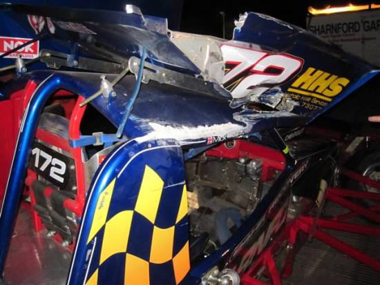 172 - roll cage damage

