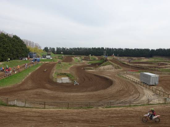 The well laid out Motocross track next door
