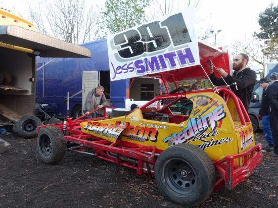 Jess Smith raced the 422 machine for the rest of the meeting
