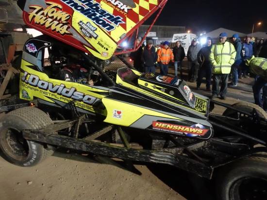84 suffered rear axle damage in the Final 
