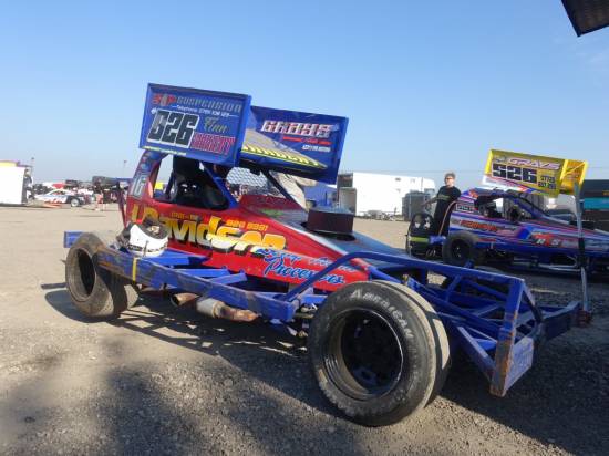 Mark Sargent in a MN car as his own tar car is not ready yet 
