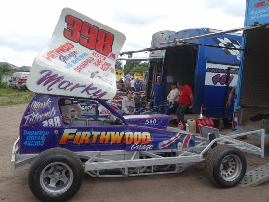 Mark Tittcomb - An 8-9 yr old FWJ car, previously owned but not raced by Saloon driver Karl Gilbert.
