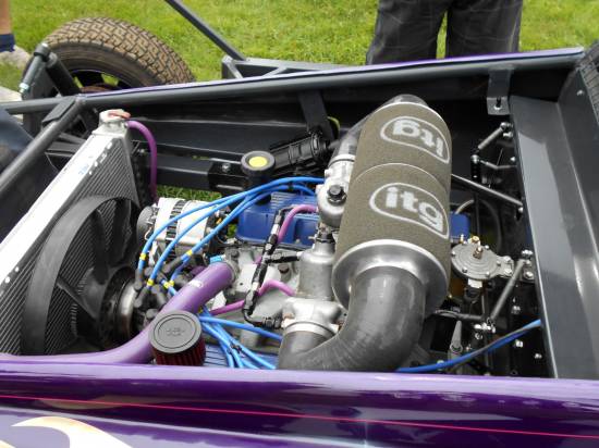 Richard Arrowsmith debuted his smart self built V8. 
