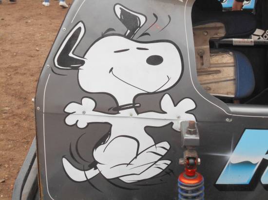Snoopy on board 73
