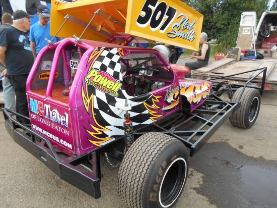 A welcome return for Neil Smith in a well turned out car  

