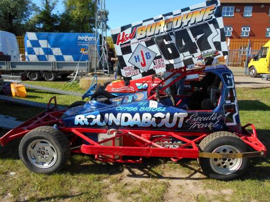 Chris Burgoyne paid a visit, honing his shale skills for the F2 World Final at Mildenhall 
